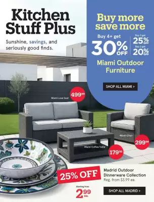 Kitchen Stuff Plus flyer (valid until 8-05)