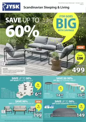 JYSK flyer (valid until 8-05)