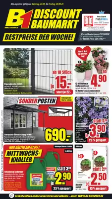 B1 Discount Baumarkt Prospekt (gültig bis 9-05)