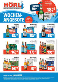 Hörl Getränke Prospekt woche 18 Seite 1