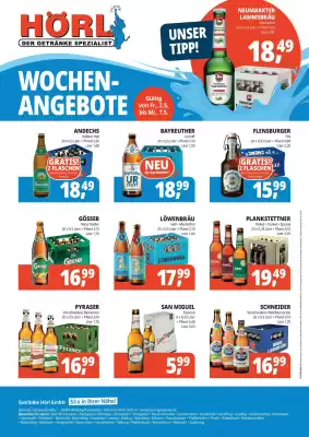 Hörl Getränke Prospekt (gültig bis 7-05)