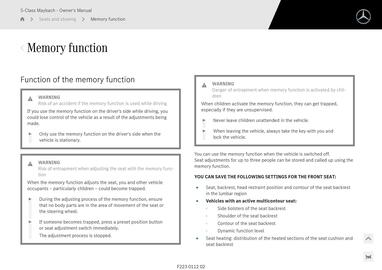 Mercedes-Benz catalogue Page 276