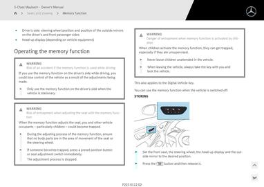Mercedes-Benz catalogue Page 277