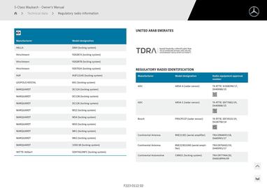 Mercedes-Benz catalogue Page 914