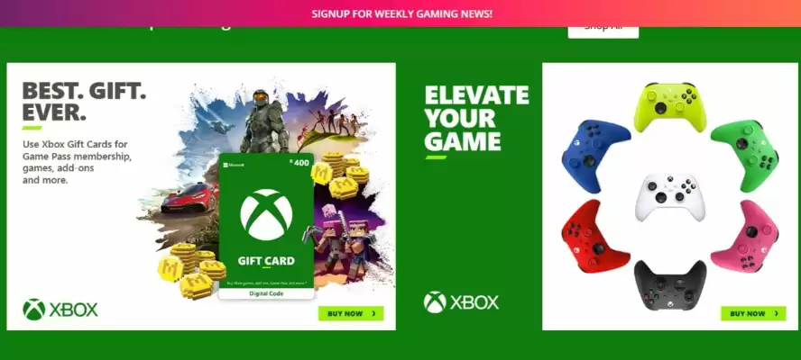 BT Games catalogue