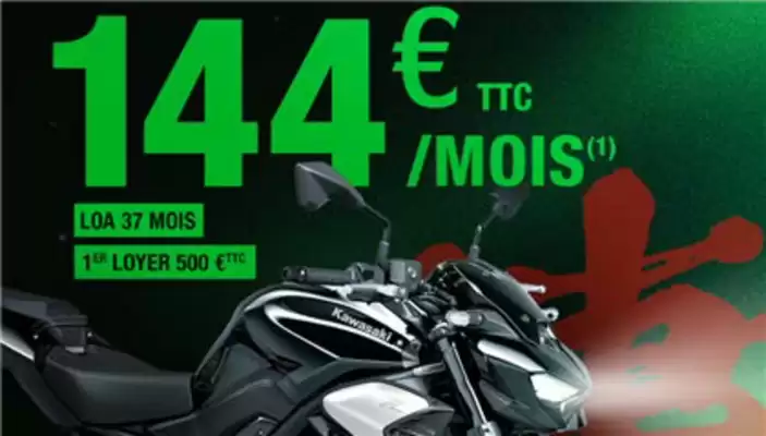 Catalogue Kawasaki (valable jusqu'au 11-05)