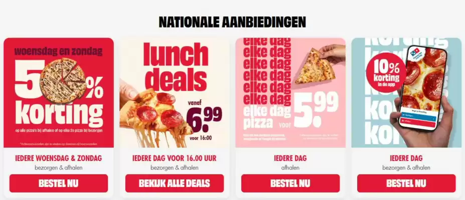 Domino´s pizza folder (geldig t/m 7-05)