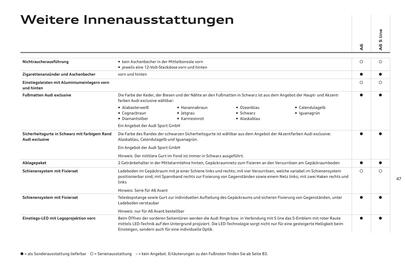 Audi Flugblatt | A6 Seite 51