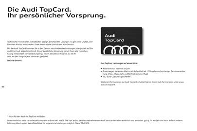 Audi Flugblatt | A6 Seite 90