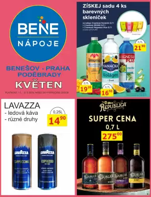 BENE Nápoje leták (platné do 31-05)