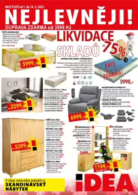 IDEA nábytek leták (platné do 14-05)
