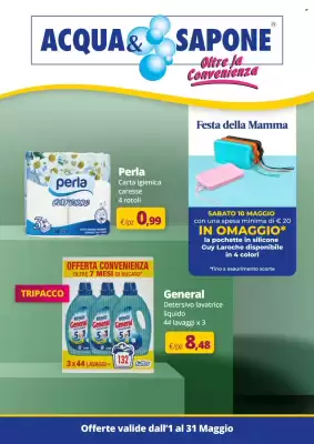 Volantino Acqua & Sapone (valido fino al 31-05)