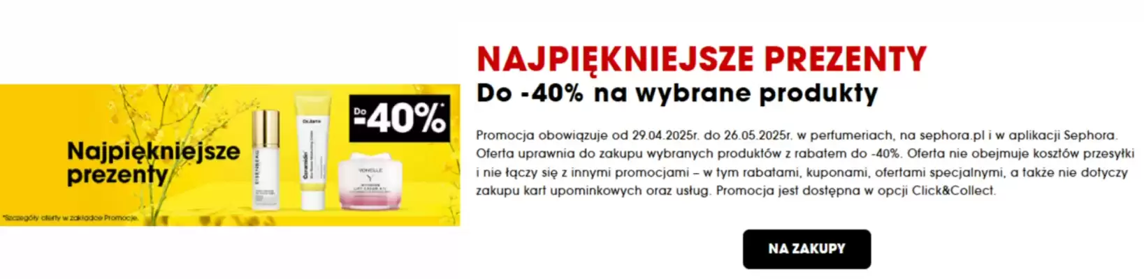 Sephora gazetka (ważność do 26-05)