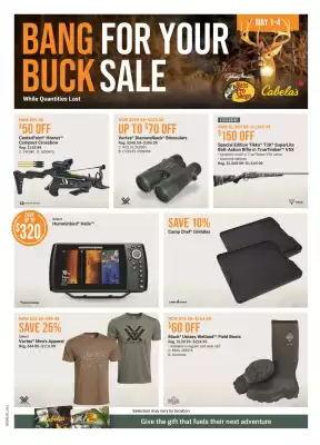 Cabela's flyer (valid until 4-05)