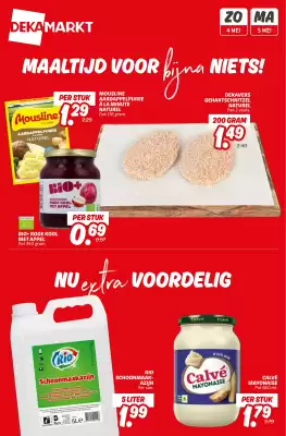 Dekamarkt folder - Nu of Nooit voordeel (geldig t/m 5-05)