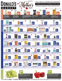 Donald's Market flyer Page 1