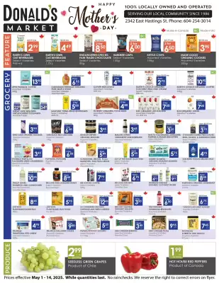 Donald's Market flyer (valid until 14-05)