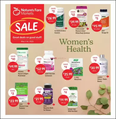 Nature's Fare Markets flyer (valid until 14-05)