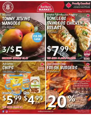 Red Barn Market flyer (valid until 14-05)
