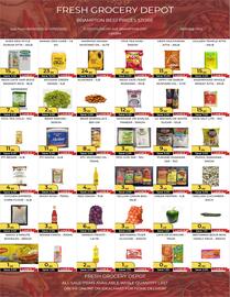 Fresh Grocery Depot flyer Page 1