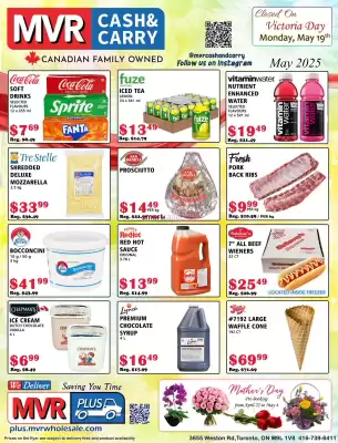 MVR Cash & Carry flyer (valid until 31-05)