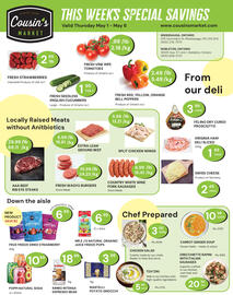 Cousin's Market flyer Page 1