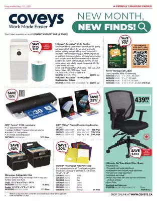 Covey Basics flyer (valid until 31-05)