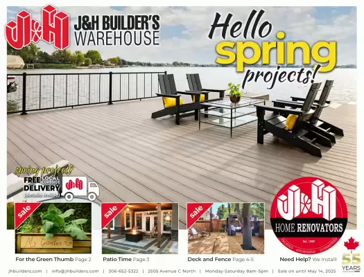 J&H Builder's Warehouse flyer (valid until 7-05)