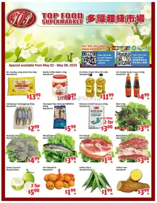 Top Food Supermarket flyer (valid until 7-05)