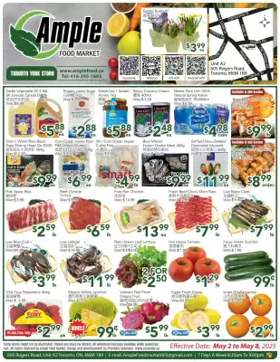 Ample Food Market flyer (valid until 8-05)