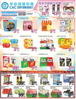 C&C Supermarket flyer (valid until 8-05)