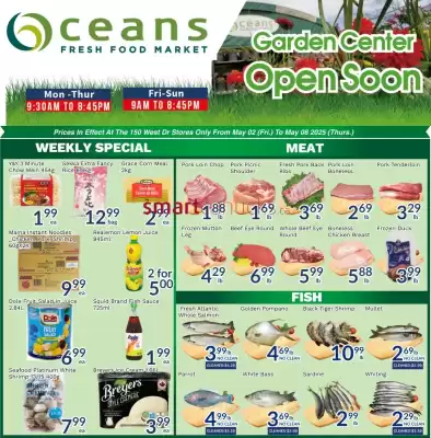 Oceans Fresh Food Market flyer (valid until 8-05)
