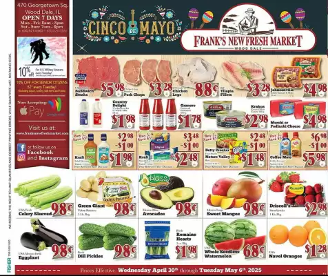 Frank's Fresh Market Weekly Ad (valid until 6-05)