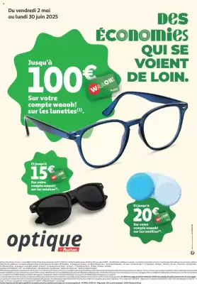 Catalogue optique Auchan (valable jusqu'au 30-06)