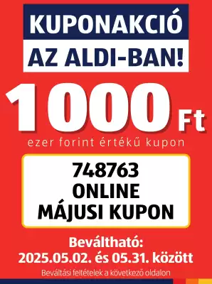 ALDI akciós újság (érvényes eddig: 31-05)