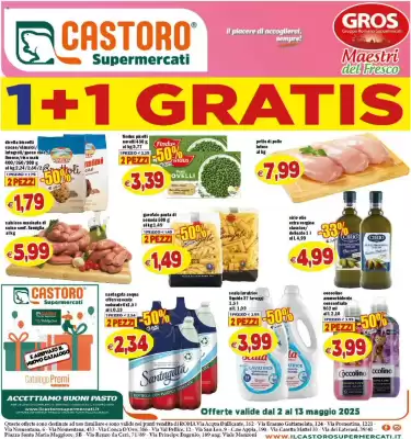 Volantino Il Castoro Supermercati (valido fino al 13-05)