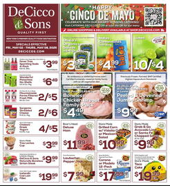 DeCicco & Sons Weekly Ad week 18 Page 1