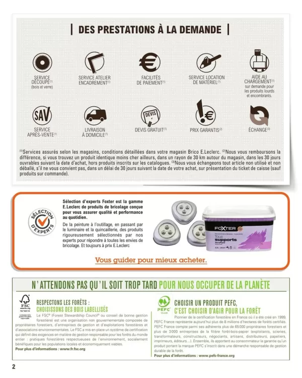 Catalogue E.Leclerc Brico (valable jusqu'au 31-12)