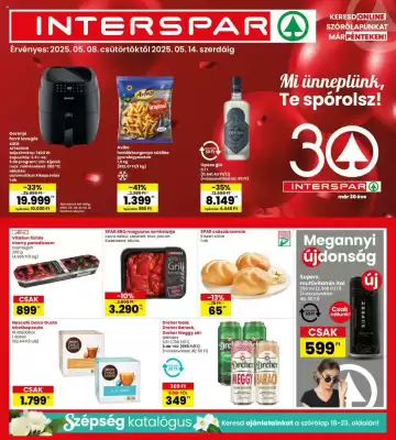 Interspar akciós újság (érvényes eddig: 14-05)