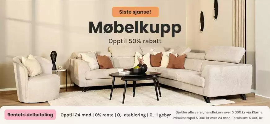 A-Møbler Kundeavis (gyldig til 8-05)