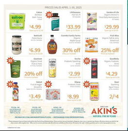 Akin's Natural Foods Weekly Ad Page 8