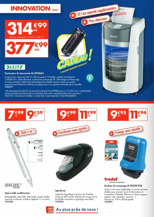 Catalogue Plein ciel (valable jusqu'au 28-06)