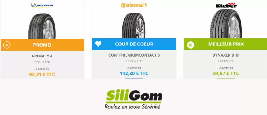 Catalogue SiliGom (valable jusqu'au 18-05)