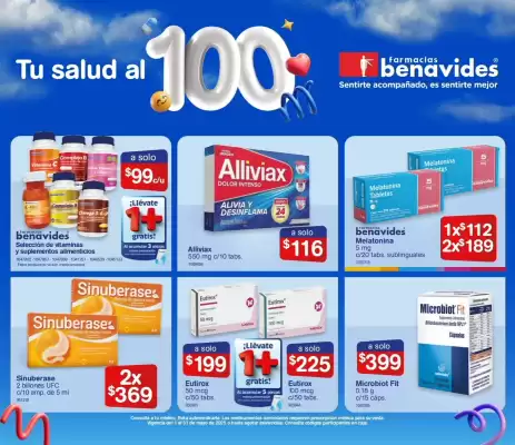 Catálogo Farmacias Benavides (válido hasta 31-05)