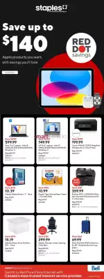 Staples flyer (valid until 8-05)