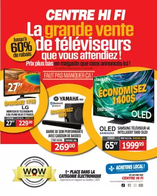 Centre Hi-Fi flyer (valid until 8-05)