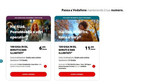 Volantino Vodafone Pagina 1