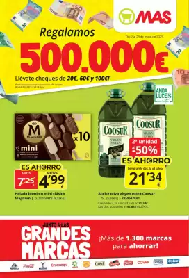 Folleto Supermercados MAS (válido hasta el 29-05)
