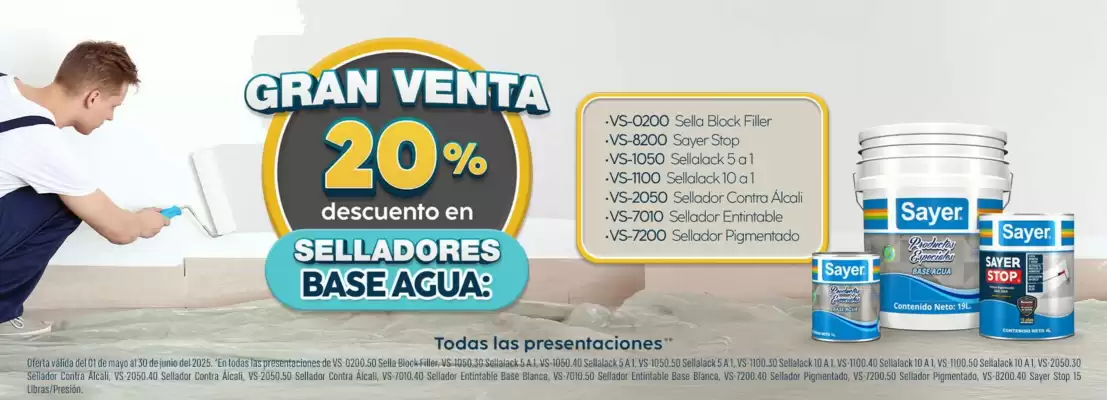 Catálogo Sayer (válido hasta 30-06)
