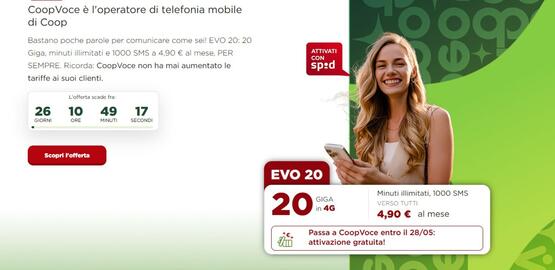 Volantino CoopVoce Pagina 1